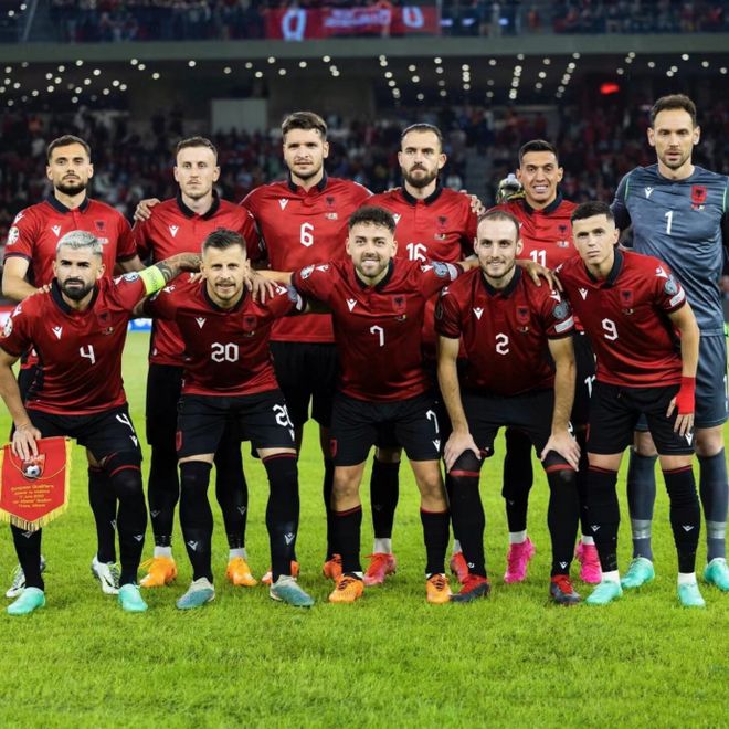 关于阿尔巴尼亚国家队备战迎战罗马尼亚队的信息